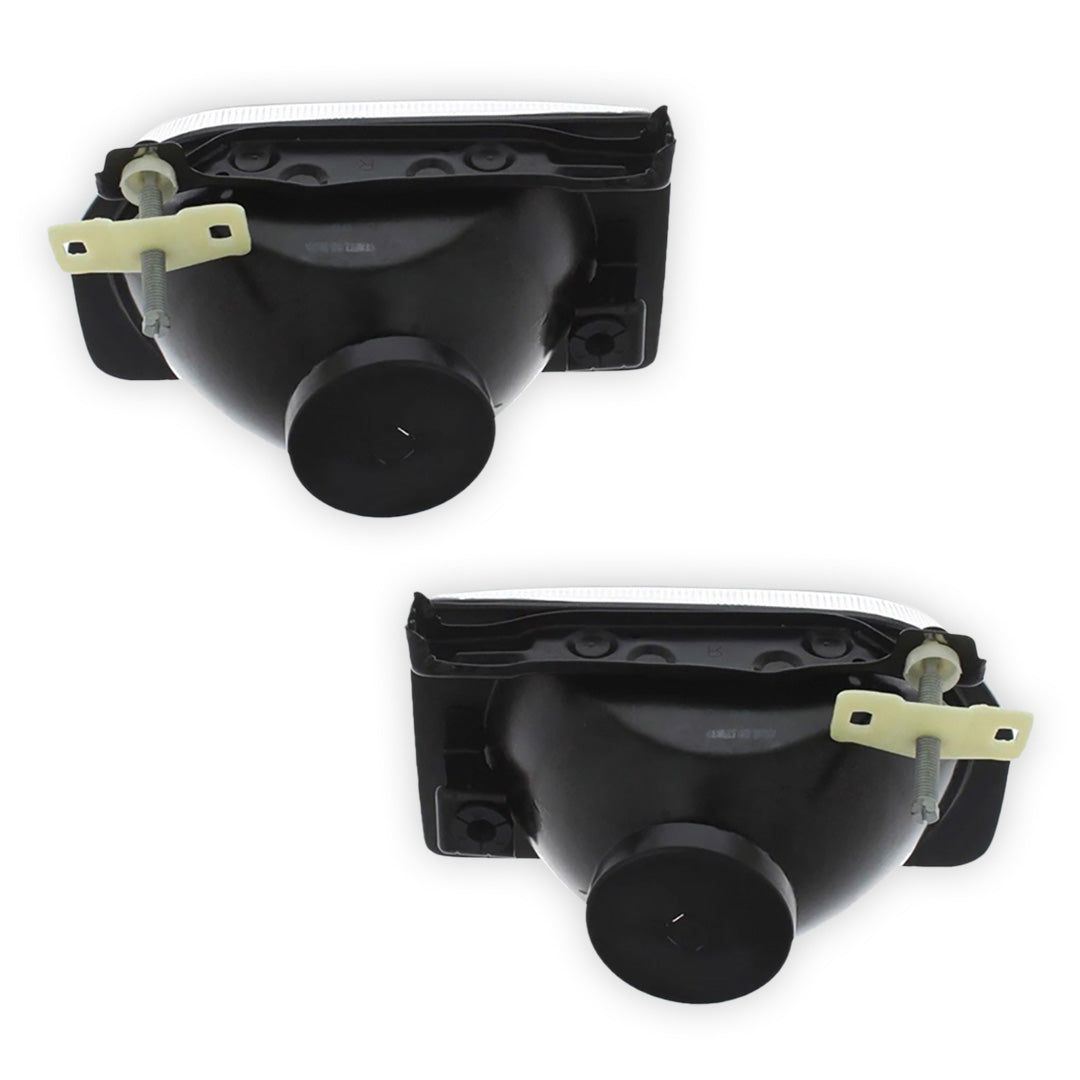 Ford Escort MK4 Chrome Headlights 1986 - 1990 OEM-Style Aftermarket Left & Right
