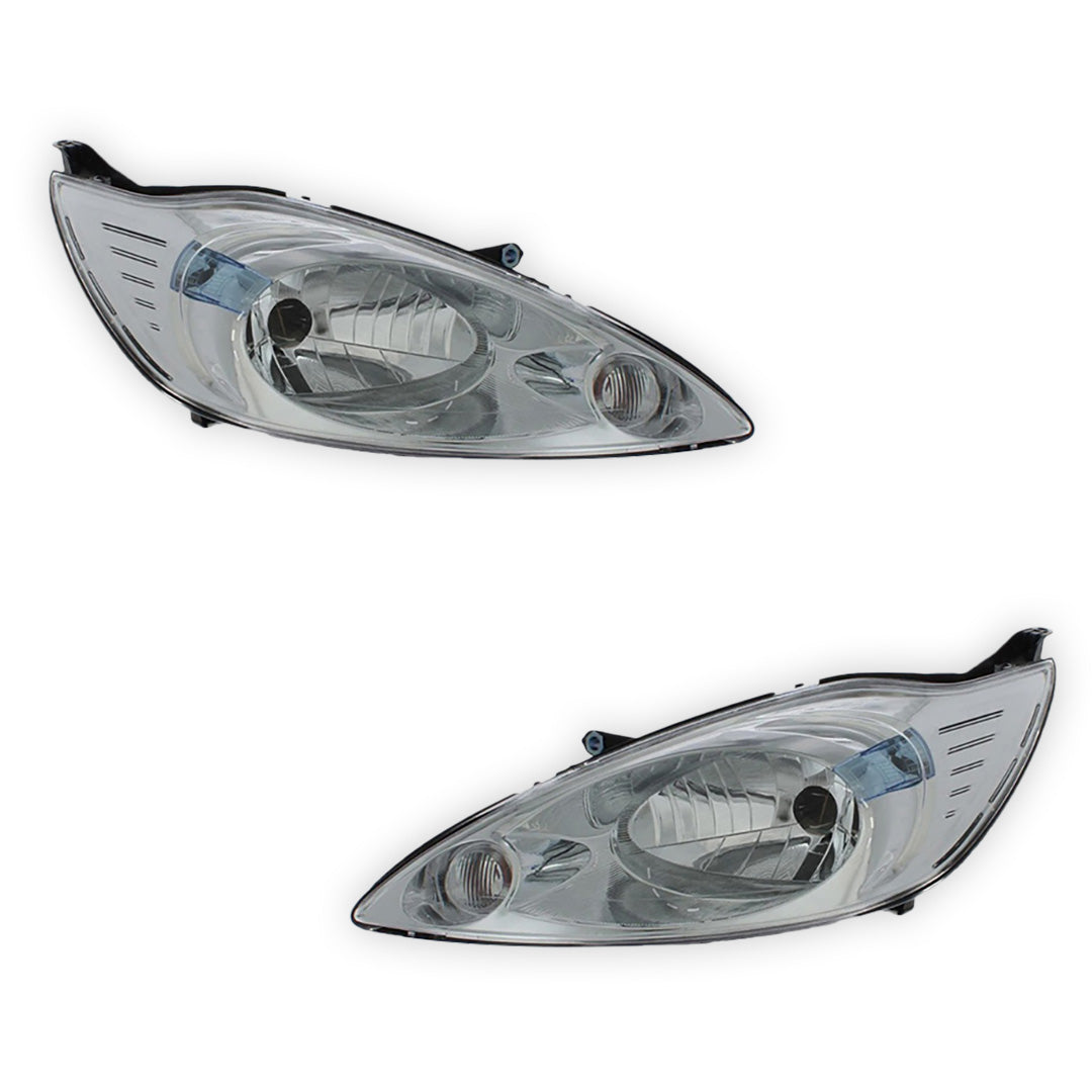 Ford Ka MK2 Chrome Headlights 2008 - 2017 OEM-Style Aftermarket Left & Right