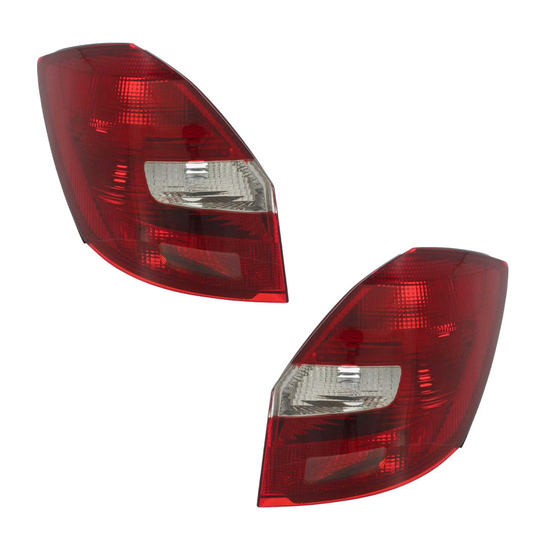 Skoda Fabia 5J Tail Lights 2007 - 2015 OEM-Style Aftermarket Left & Right