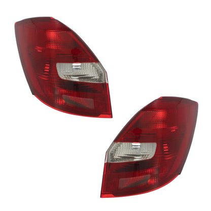 Skoda Fabia 5J Tail Lights 2007 - 2015 OEM-Style Aftermarket Left & Right