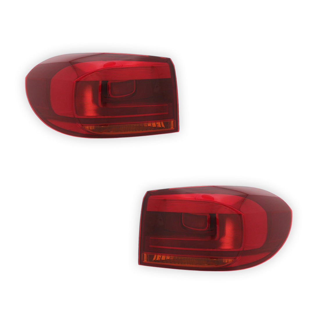 Volkswagen Tiguan Outer Rear Tail Lights 2011 - 2017 OEM-Style Aftermarket Left & Right