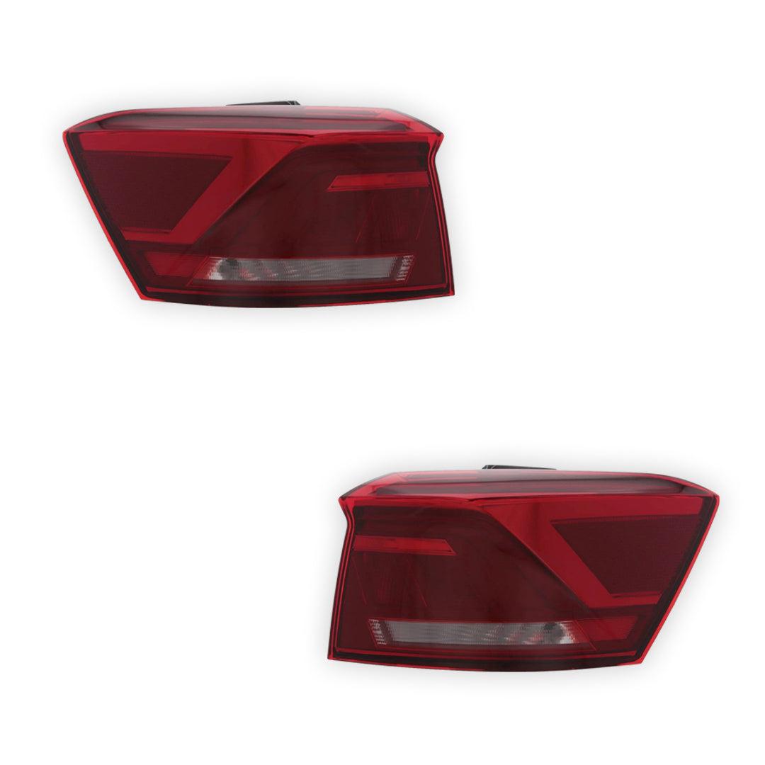 Volkswagen T-Roc A11 Outer Rear Tail Lights 2017 - 2022 OEM-Style Aftermarket Left & Right