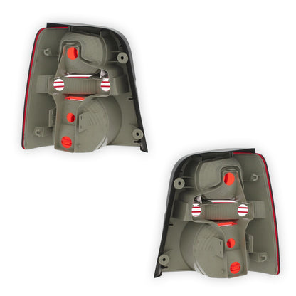 Volkswagen Touran 1T Dark Red Rear Tail Lights 2006 - 2010 OEM-Style Aftermarket Left & Right