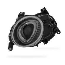 Abarth 500 312 Black Headlight Pair 2016 - 2025 OEM-Style Aftermarket Left & Right