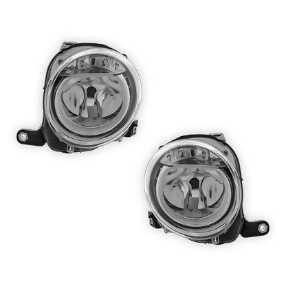 Abarth 500 312 Black Headlights 2008 - 2015 OEM-Style Aftermarket Left & Right