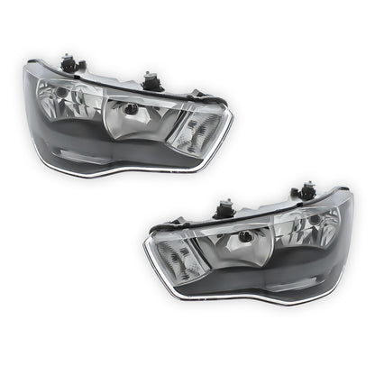 Audi A1 8X Black Headlights 2010 - 2015 OEM-Style Aftermarket Left & Right