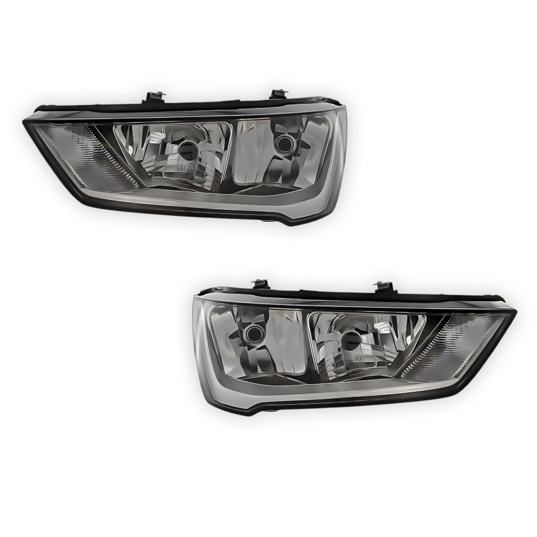 Audi A1 8X Chrome Headlights 2015 - 2019 OEM-Style Aftermarket Left & Right