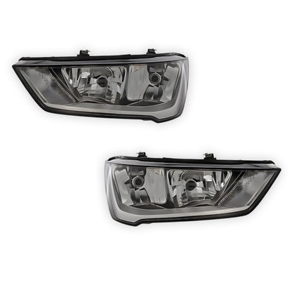 Audi A1 8X Chrome Headlights 2015 - 2019 OEM-Style Aftermarket Left & Right