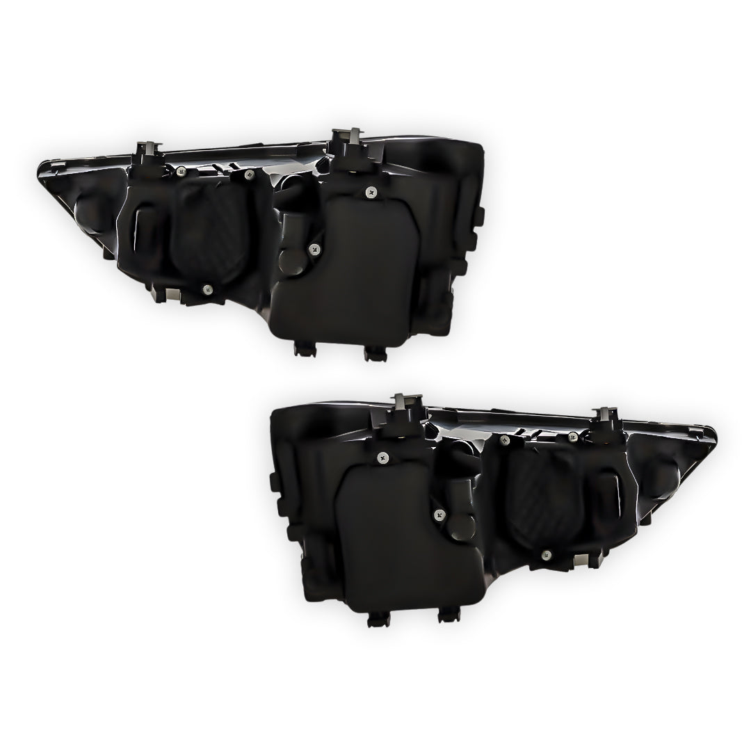 Audi A1 8X Chrome Headlights 2015 - 2019 OEM-Style Aftermarket Left & Right