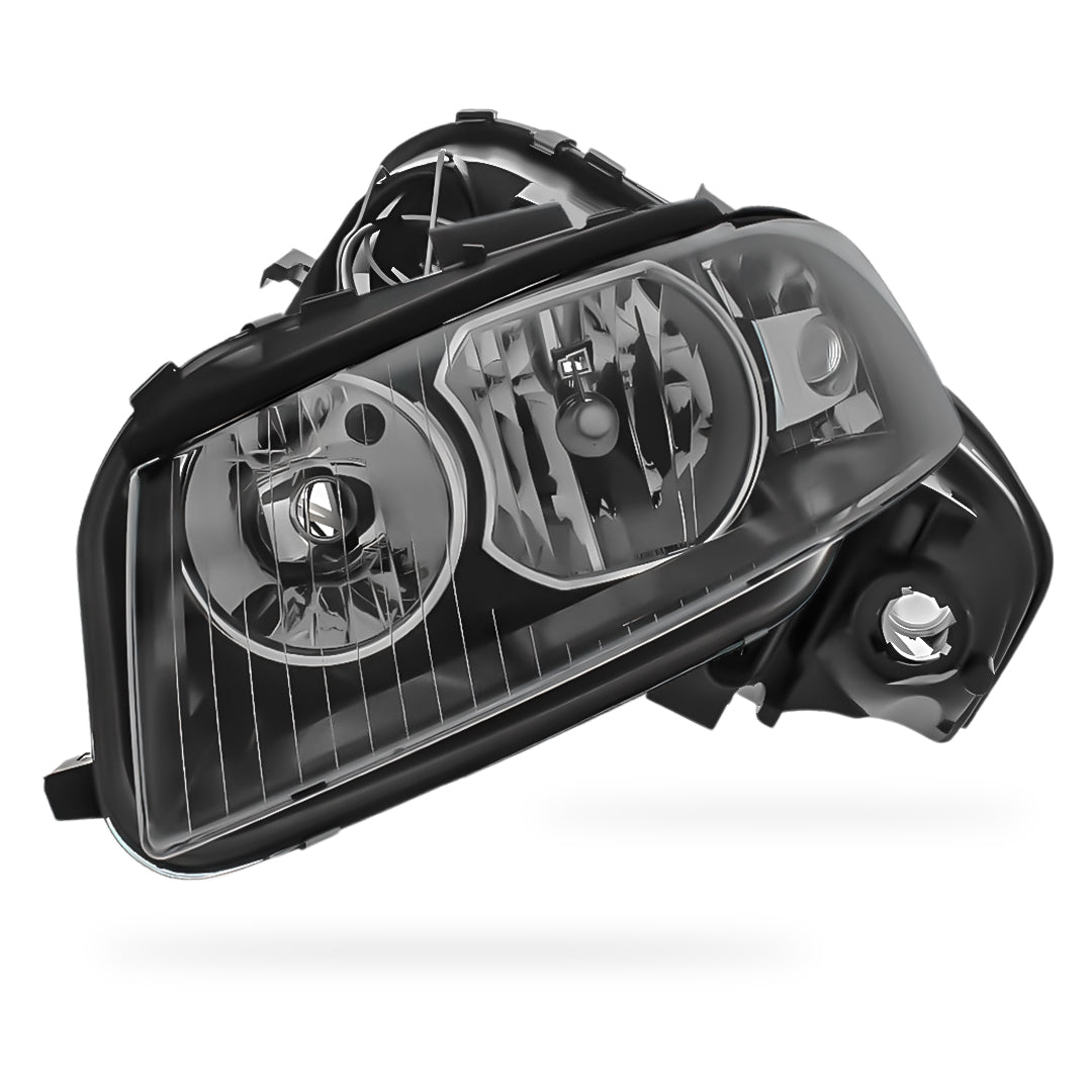 Audi A3 8P Black Headlights 2003 - 2008 OEM-Style Aftermarket Left & Right