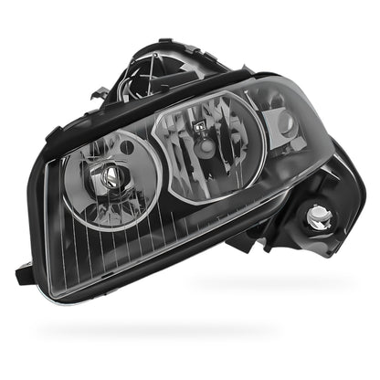 Audi A3 8P Black Headlights 2003 - 2008 OEM-Style Aftermarket Left & Right
