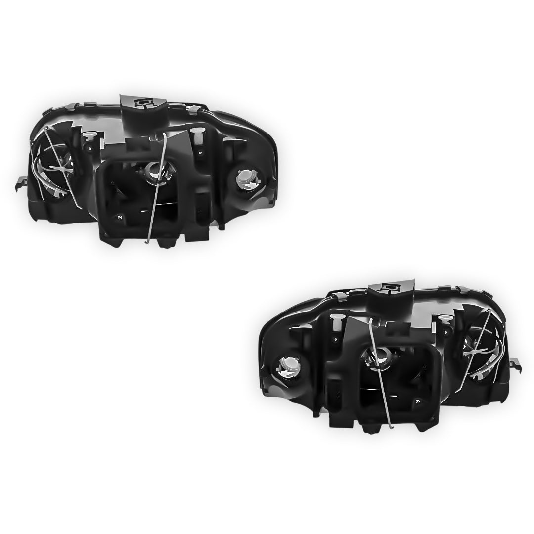 Audi A3 8P Black Headlights 2003 - 2008 OEM-Style Aftermarket Left & Right