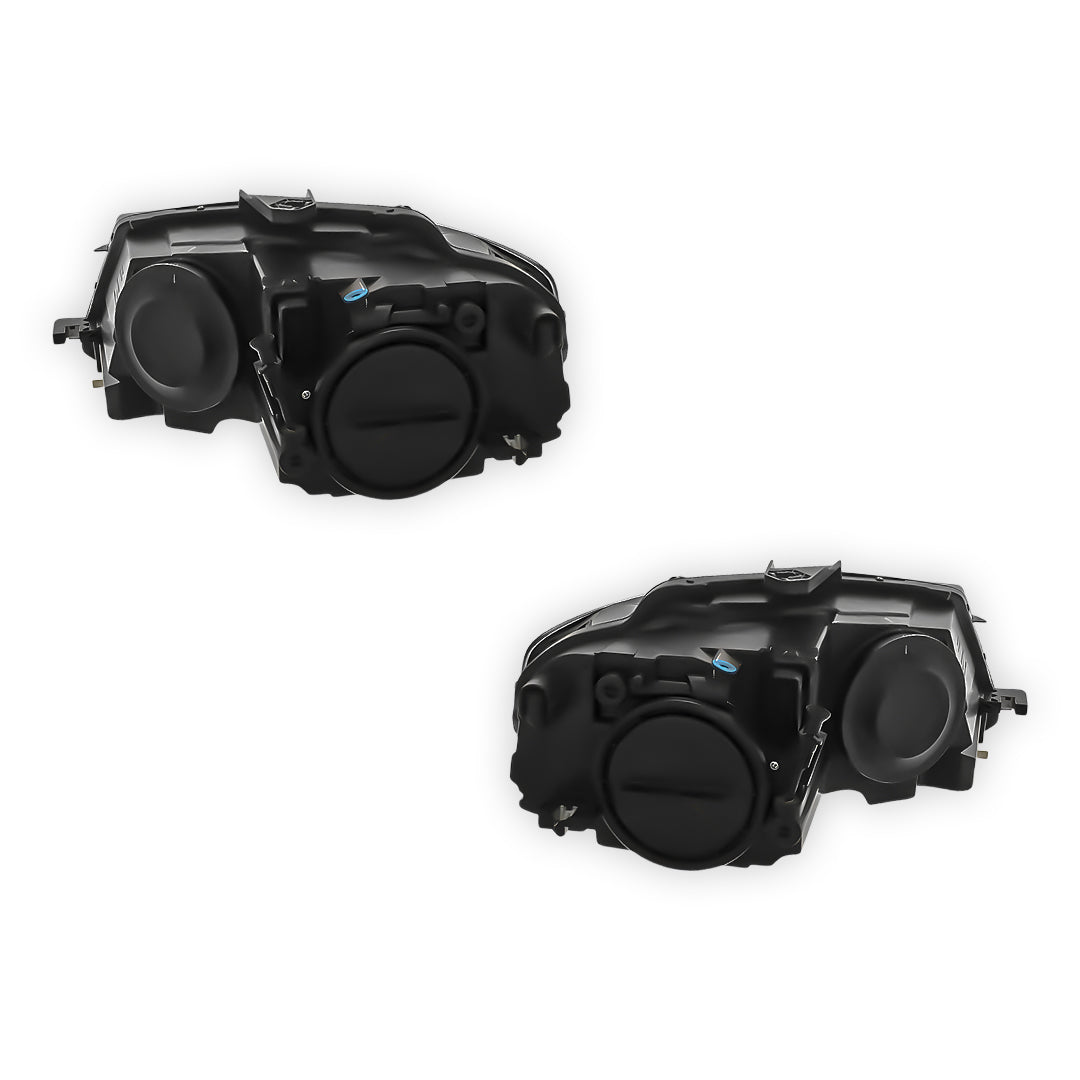 Audi A3 8P Black Headlights 2008 - 2012 OEM-Style Aftermarket Left & Right