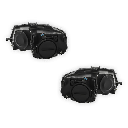 Audi A3 8P Black Headlights 2008 - 2012 OEM-Style Aftermarket Left & Right