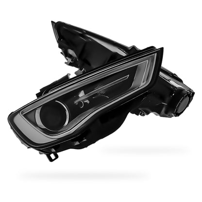 Audi A3 8V Black Headlights 2012 - 2016 OEM-Style Aftermarket Left and Right