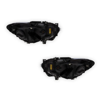 BMW 1 Series F21 Black Headlights 2011 - 2015 OEM-Style Aftermarket Left & Right