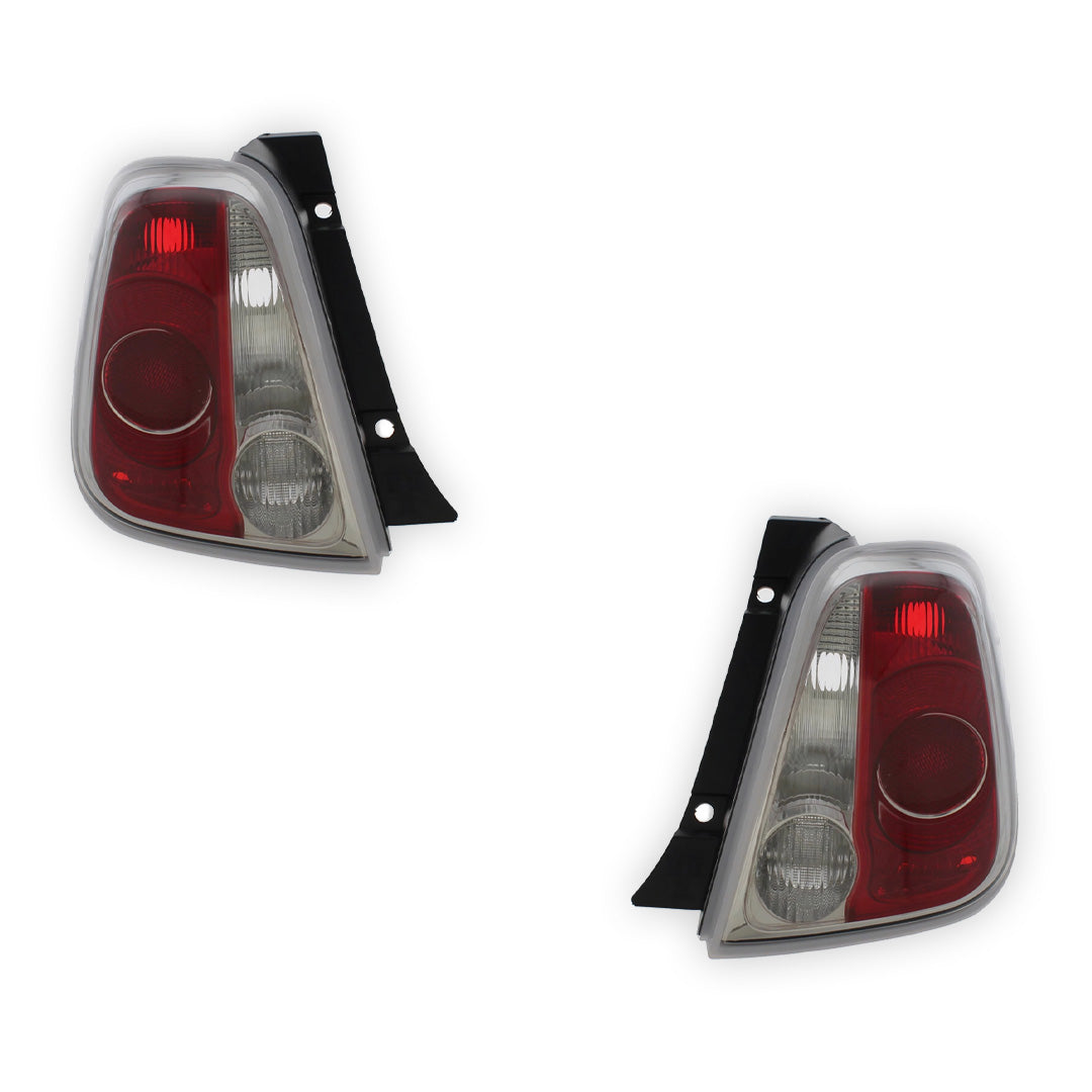 Fiat 500 312 Tail Lights 2008 - 2015 OEM-Style Aftermarket Left & Right