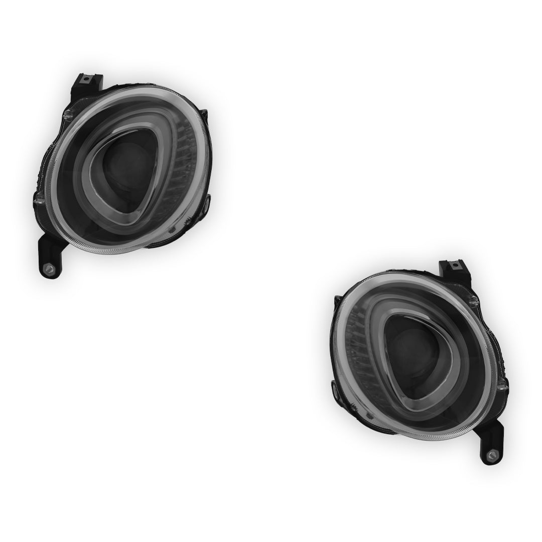 Fiat 500 312 Headlights 2015 - 2020 OEM-Style Aftermarket Left & Right