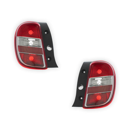 Fits Nissan For Micra K13 W02A Tail Lights 2010 - 2014 OEM-Style Aftermarket Left & Right