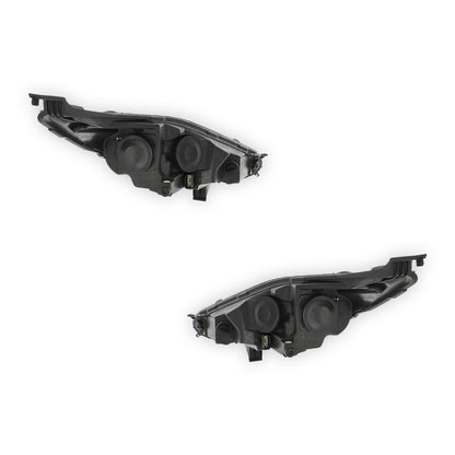 Ford Fiesta MK7 Black Headlights 2012 - 2018 OEM-Style Aftermarket Left & Right