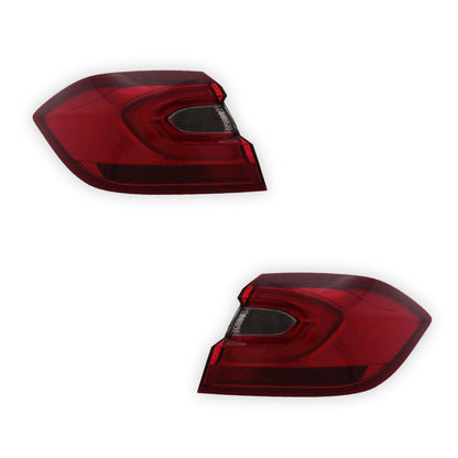 Ford Fiesta Mk8 B479 Hatchback & Van Outer LED Tail Lights 2017 - 2022 OEM-Style Aftermarket Left & Right