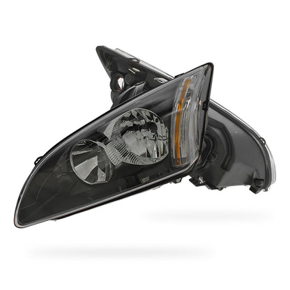 Ford Focus MK2 Black Headlights 2005 - 2008 OEM-Style Aftermarket Left & Right