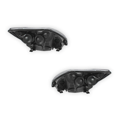 Ford Focus MK2 Chrome Headlights 2008 - 2011 OEM-Style Aftermarket Left & Right