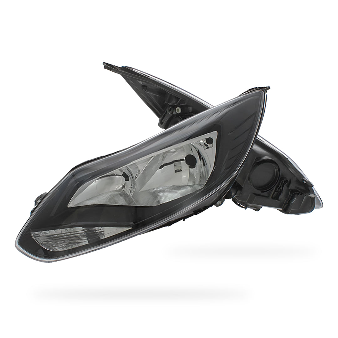 Ford Focus MK3 Black Headlights 2011 - 2015 OEM-Style Aftermarket Left & Right