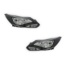 Ford Focus MK3 Black Headlights 2011 - 2015 OEM-Style Aftermarket Left & Right