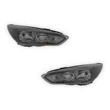 Ford Focus MK3 Black Headlights 2014 - 2018 OEM-Style Aftermarket Left & Right