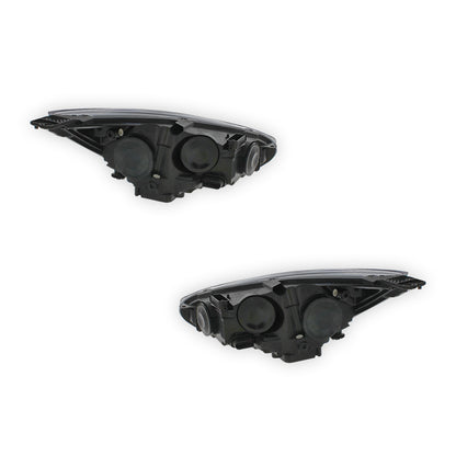 Ford Focus MK3 Black Headlights 2014 - 2018 OEM-Style Aftermarket Left & Right