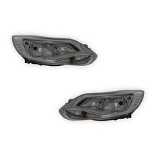 Ford Focus MK3 Chrome Headlights 2011 - 2015 OEM-Style Aftermarket Left & Right