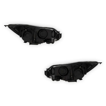 Ford Focus MK3 Chrome Headlights 2011 - 2015 OEM-Style Aftermarket Left & Right