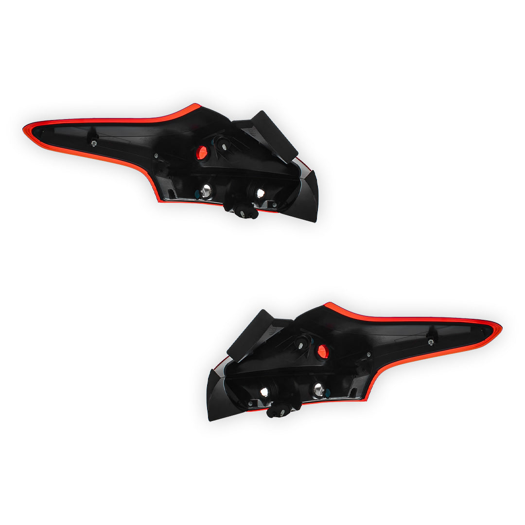 Ford Focus Mk3 Hatchback Rear Halogen Tail Lights 2014 - 2018 OEM-Style Aftermarket Left & Right
