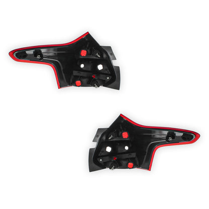 Ford Focus Mk3 Hatchback Rear LED Tail Lights 2011 - 2015 OEM-Style Aftermarket Left & Right
