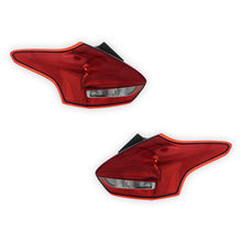 Ford Focus Mk3 Hatchback Rear LED Tail Lights 2014 - 2018 OEM-Style Aftermarket Left & Right