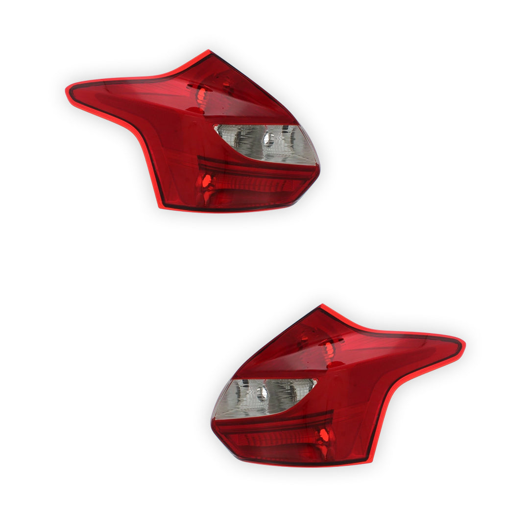 Ford Focus Mk3 Tail Lights 2011 - 2015 OEM-Style Aftermarket Left & Right