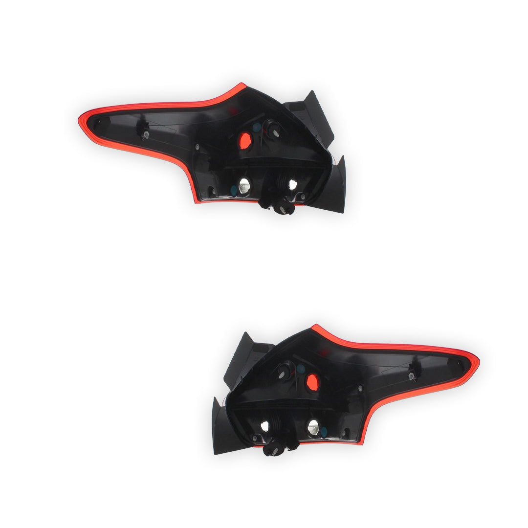 Ford Focus Mk3 Hatchback Tail Lights 2014 - 2018 OEM-Style Aftermarket Left & Right
