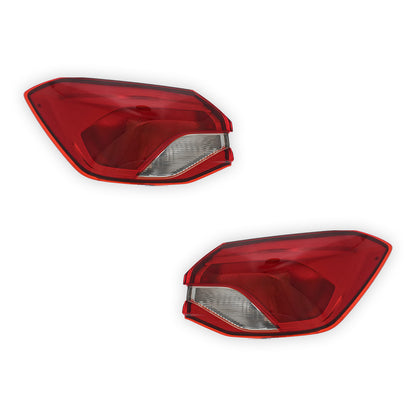 Ford Focus Mk4 Hatchback Outer Halogen Tail Lights 2018 - 2022 OEM-Style Aftermarket Left & Right