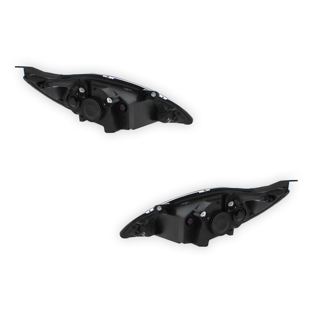 Ford Ka MK2 Black Headlights 2008 - 2017 OEM-Style Aftermarket Left & Right