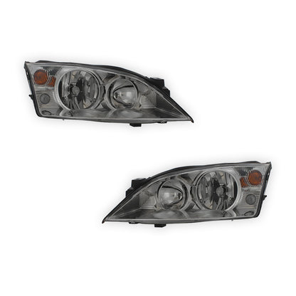 Ford Mondeo MK3 Chrome Headlights 2000 - 2007 OEM-Style Aftermarket Left & Right