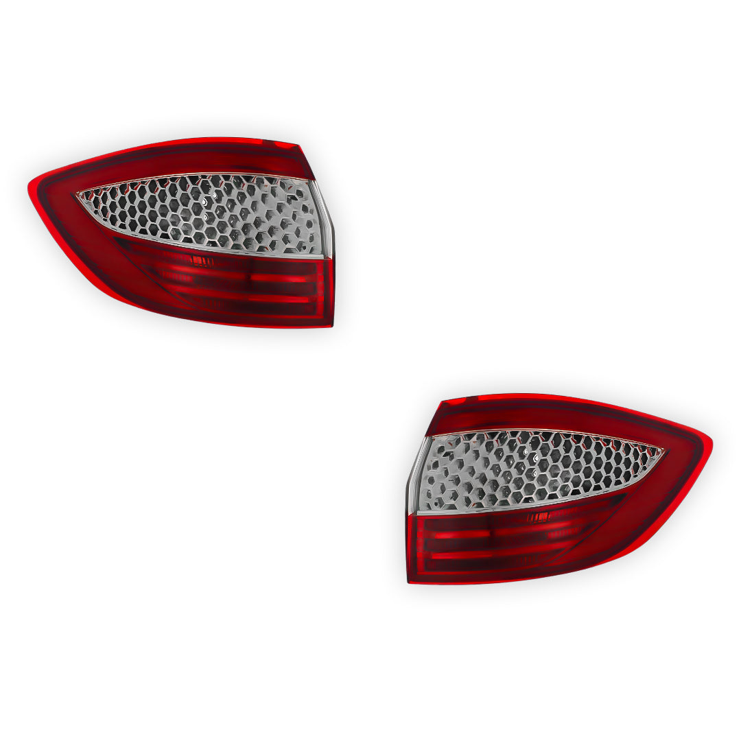 Ford Mondeo Mk4 Estate Rear Halogen Tail Lights 2007 - 2011 OEM-Style Aftermarket Left & Right