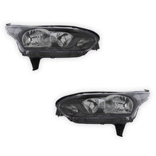 Ford Transit Connect Black Headlights 2010 - 2018 OEM-Style Aftermarket Left & Right