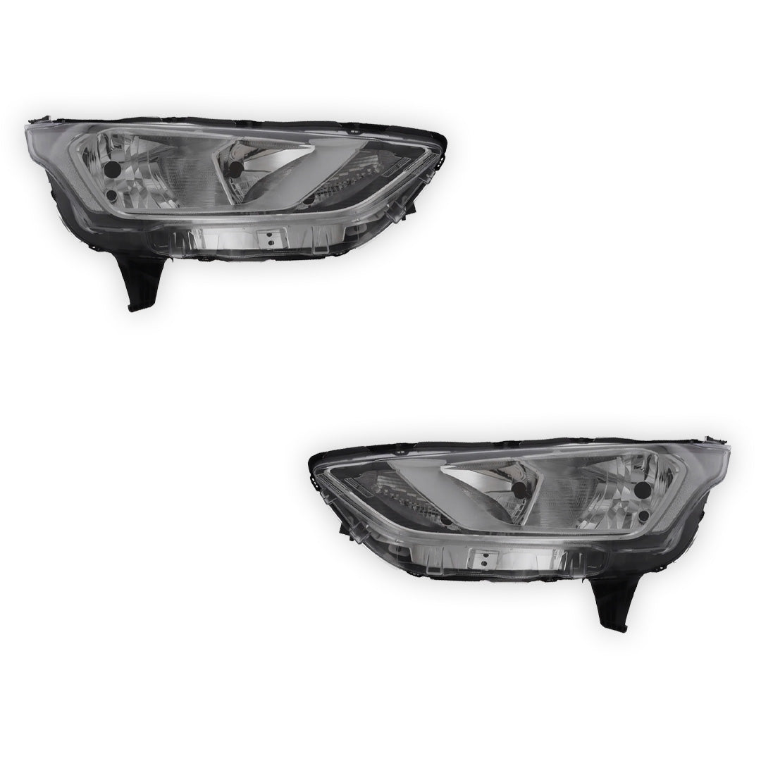Ford Transit Connect Chrome Headlights 2018 - 2025 OEM-Style Aftermarket Left & Right