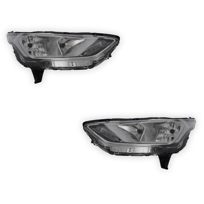 Ford Transit Connect Chrome Headlights 2018 - 2025 OEM-Style Aftermarket Left & Right
