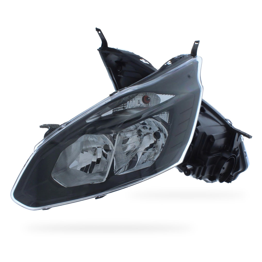 Ford Transit Custom Black Headlights 2012 - 2018 OEM-Style Aftermarket Left & Right