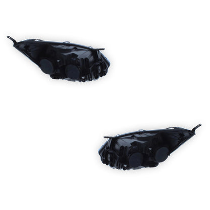 Ford Transit Custom Black Headlights 2012 - 2018 OEM-Style Aftermarket Left & Right