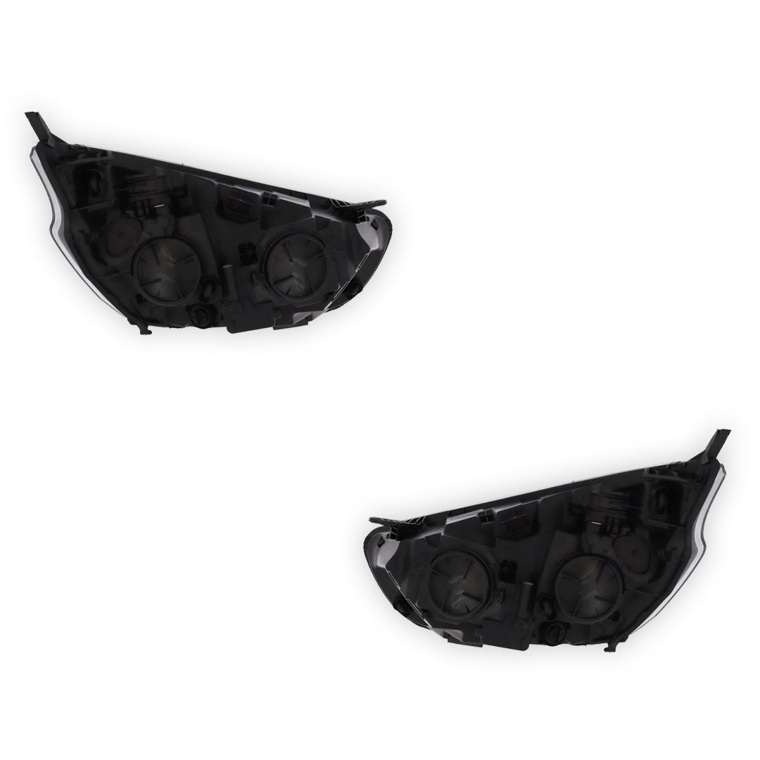 Ford Transit Custom Black Headlights 2018 - 2023 OEM-Style Aftermarket Left & Right
