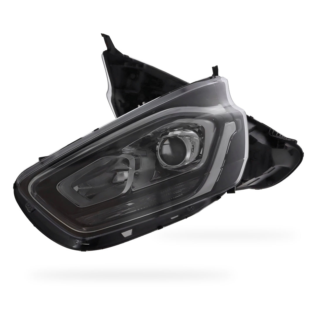 Ford Transit Custom Black Headlights 2018 - 2024 OEM-Style Aftermarket Left & Right