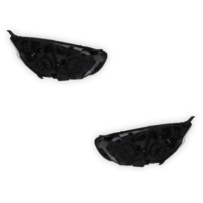 Ford Transit Custom Black Headlights 2018 - 2024 OEM-Style Aftermarket Left & Right